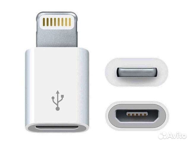 Переходник адаптер lighting micro usb