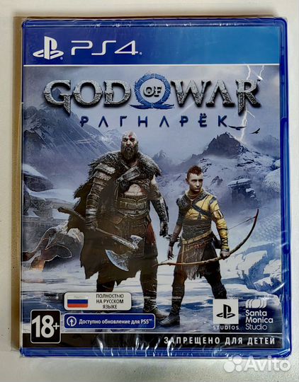 God of War Рагнарек PS4 русский язык