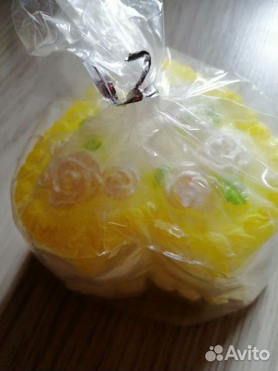 Декоративная свеча цветок