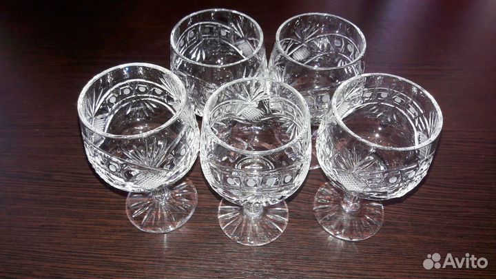 Фужеры хрустальные