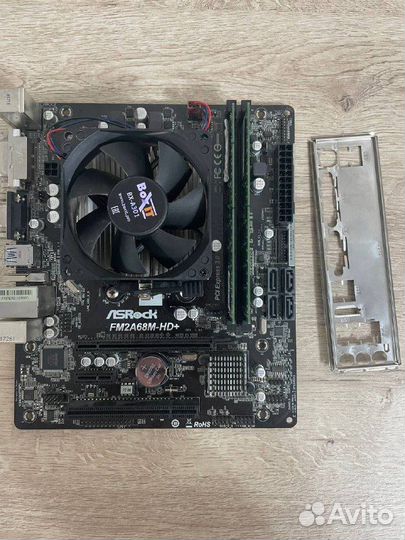 Процессор AMD x4 845 +Материнская плата+ DDR3 8gb