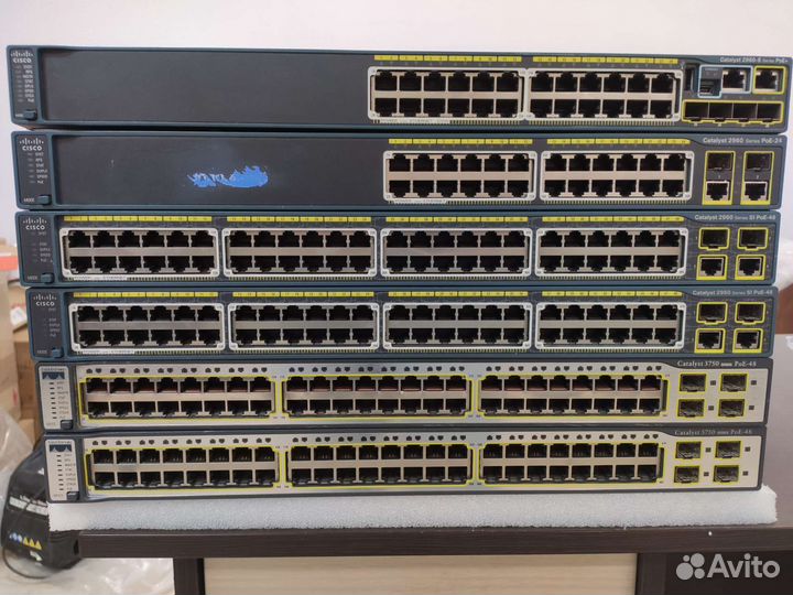 Коммутаторы Cisco, HP, Extreme