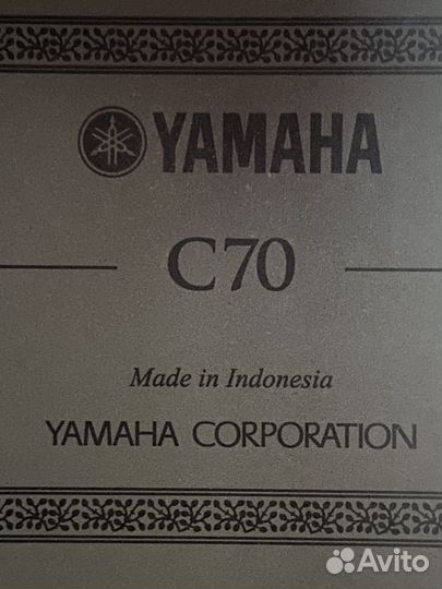 Классическая Гитара Yamaha c70+чехол