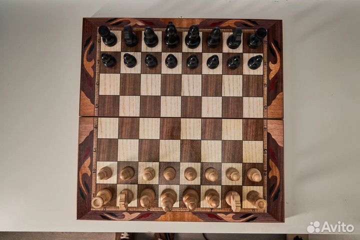 Шахматы, шашки, нарды 3 в1