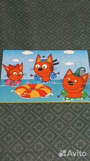 Пазлы 10 штук для малышей