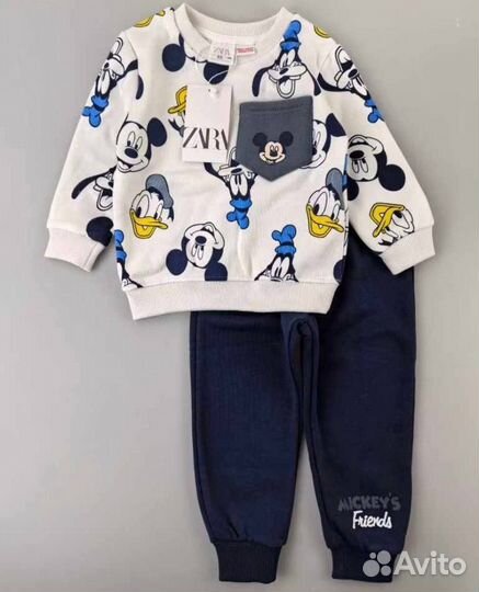 Костюм детский zara флис