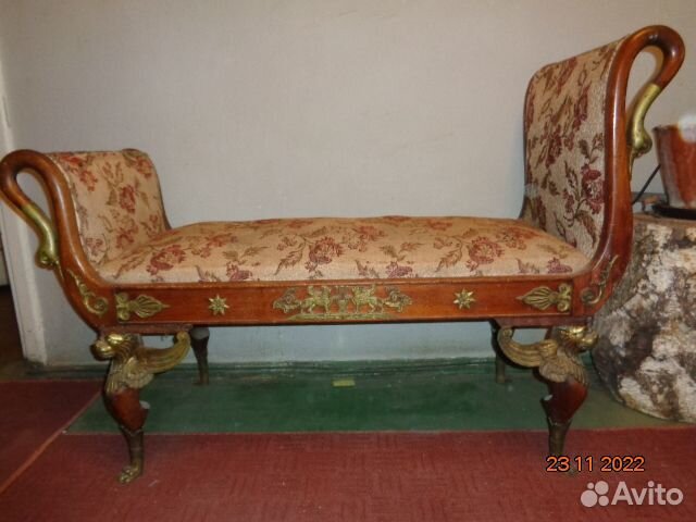 Кушетка антикварная. Французский ампир. 19 век