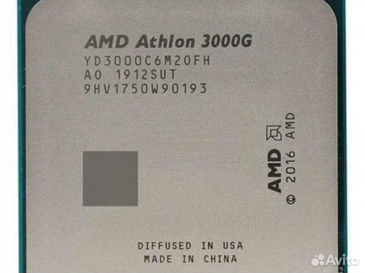 Процессор amd athlon 3000g 200ge 950