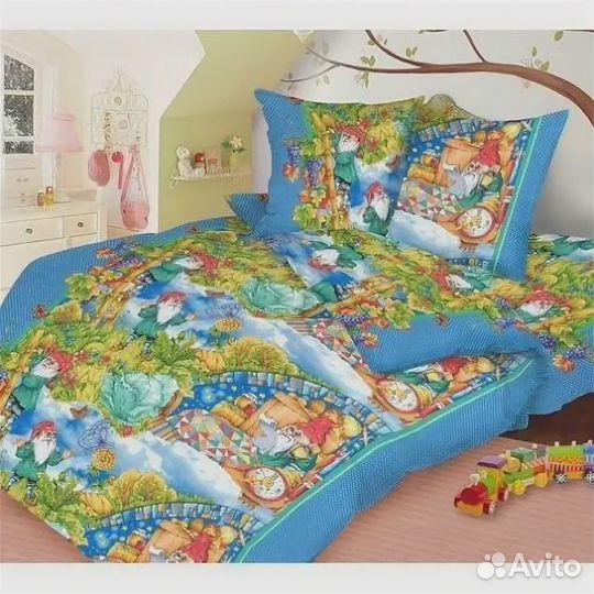 Детское постельное белье новое 1,5 спальное