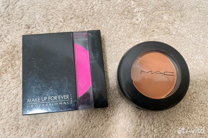 Тени mac и make up for ever