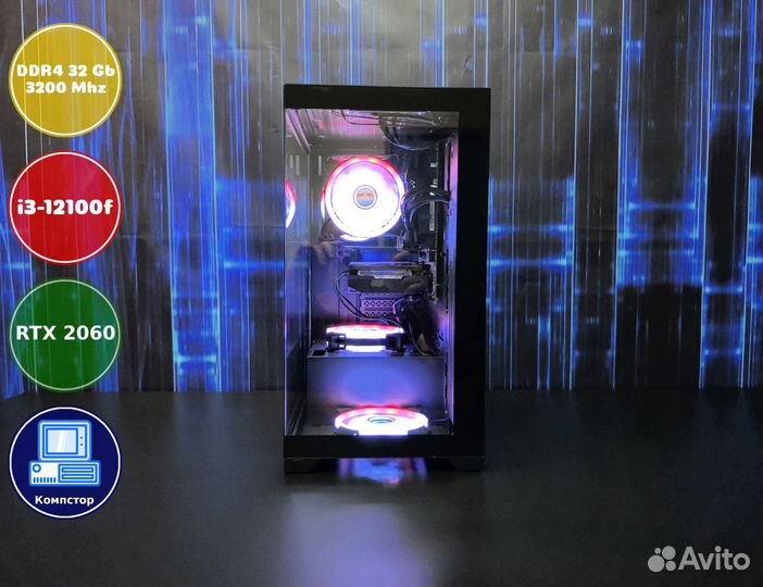Игровой пк i3-RTX2060-32DDR4-ZOX6950481372-H610