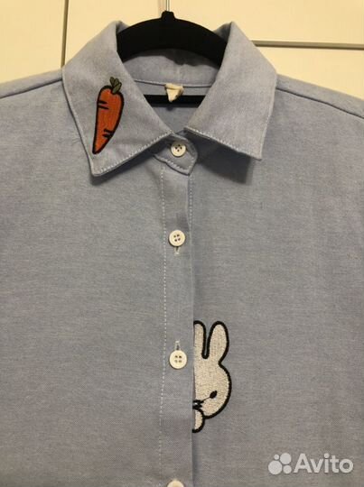 Рубашка с зайчиком для девушки