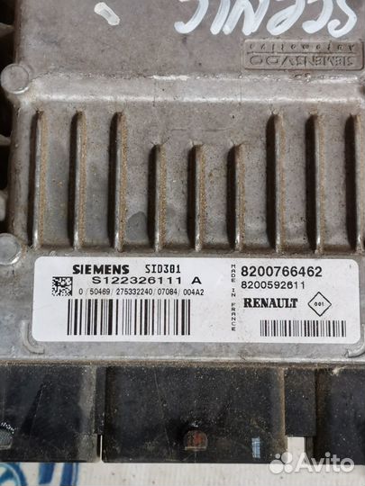 Блок управления двигателем Renault Scenic II реста
