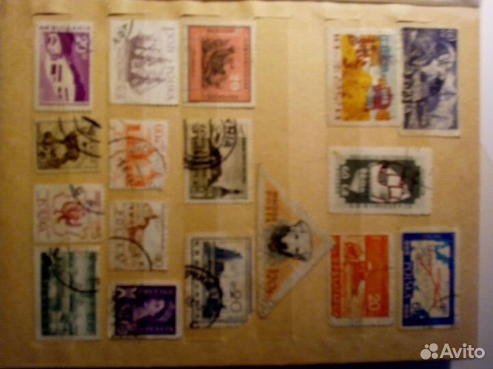 Марки гашенные в ассортименте СССР и другие
