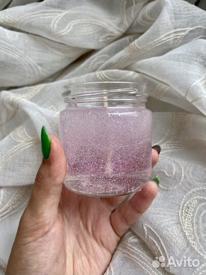 Свечи прозрачные из гелевого воска