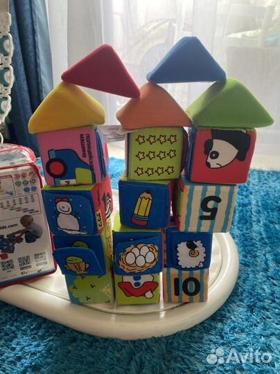 Мягкие кубики kikids