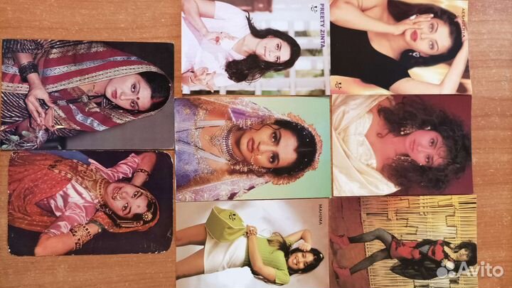 Открытки и календарики с индийскими актерами