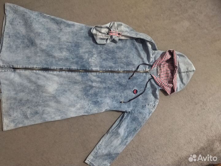 Джинсовое платье