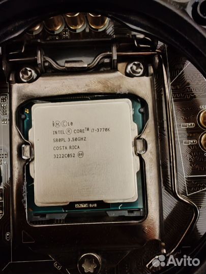 Комплект Asrok Z77 Extreme 6+Core I7 3770k+16гб