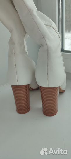 Сапоги белые зимние свадебные 38 р