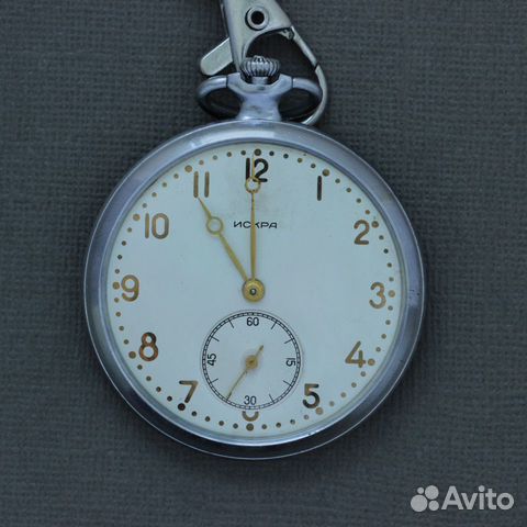 Искра карманные механические часы СССР