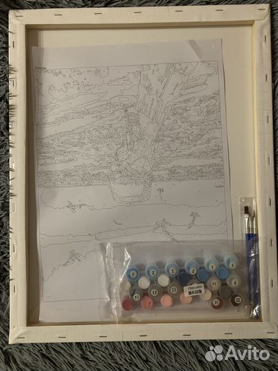Картина по номерам новая