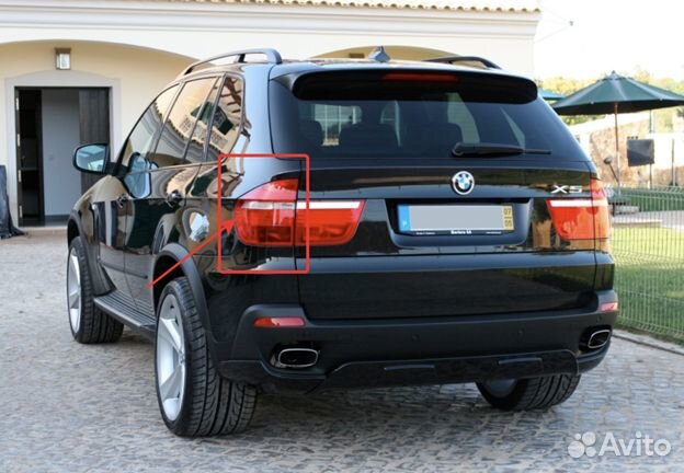 Диодная плата фонаря BMW X5 E70 дорест