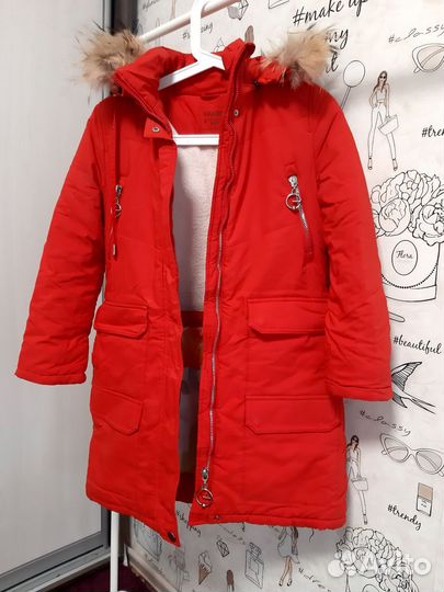 Парка для девочки 140