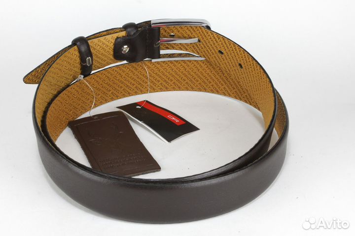 Ремень-дутик из кожи оленя, 35 мм