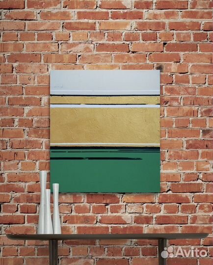 Интерьерная картина на холсте акрилом, абстракция