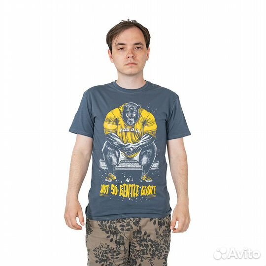 62743 Футболка Not 50 bentle biant антрацит