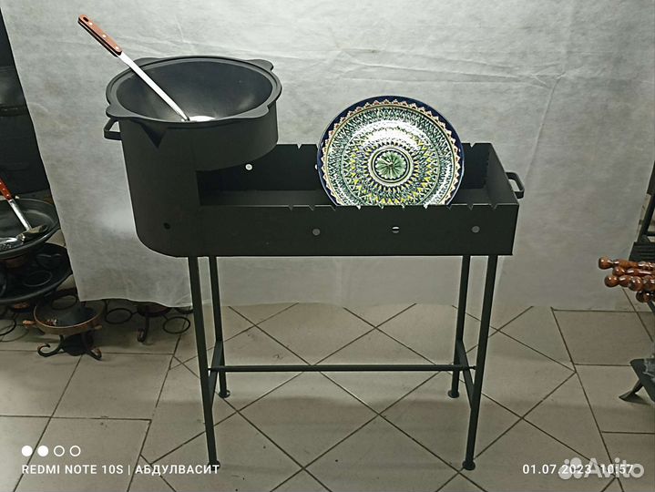 Мангал Печью для Казана