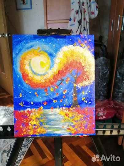 Картина акрилом