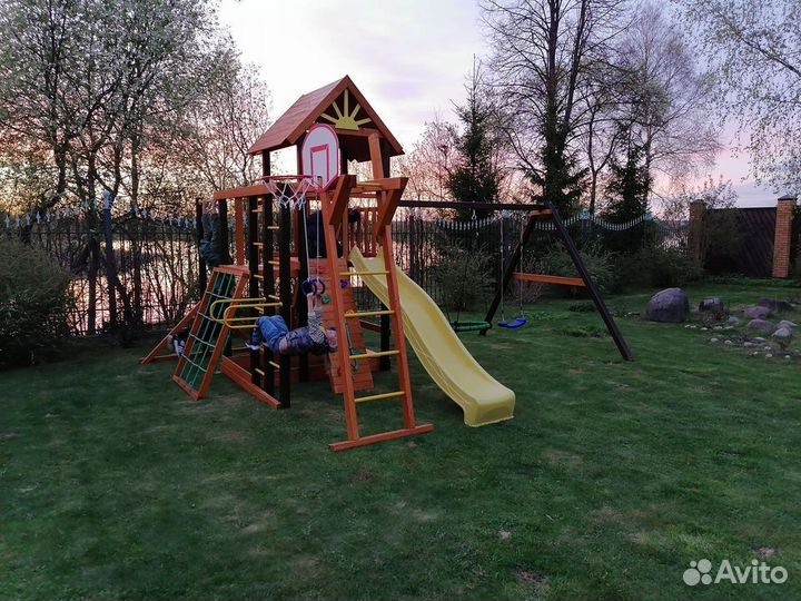 Игровые деревянные площадки