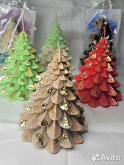 Свеча елочка