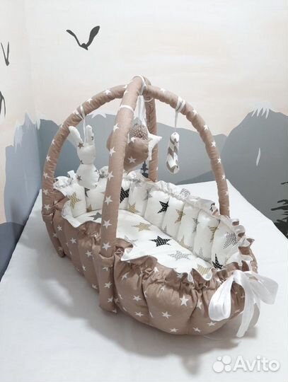 Кокон для новорожденных колыбель гнездышко