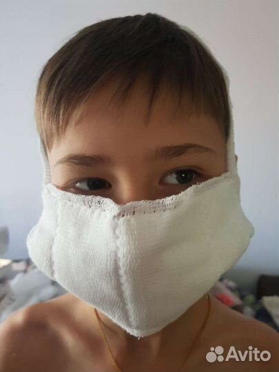 Ватно-марлевая повязка в школу,садик
