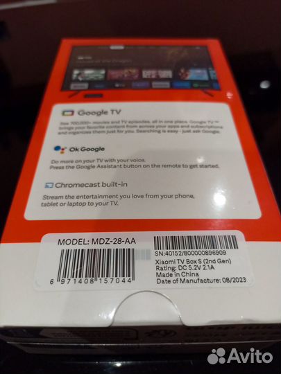 Смарт тв Xiaomi Mi Box S 4K Gen2 2023 новые