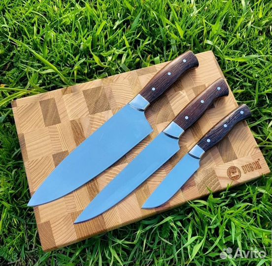 Набор кухонных ножей (венге )