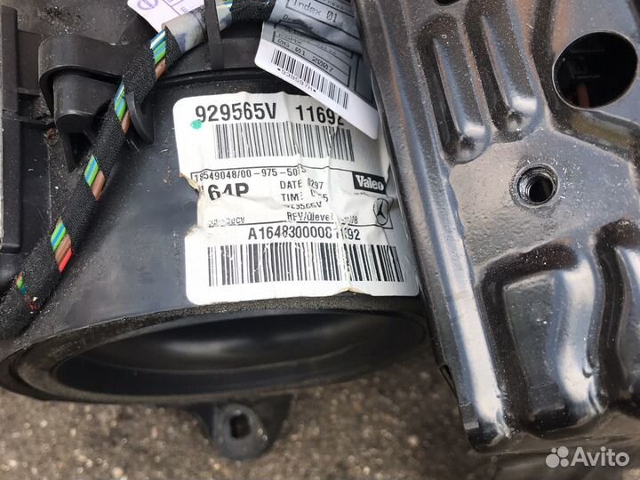 Вентилятор печки задний Мерседес мл гл 164