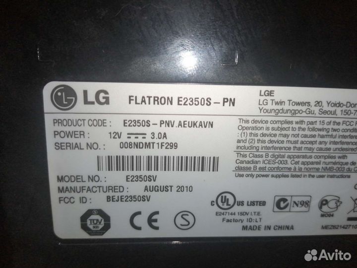 Монитор для компьютера