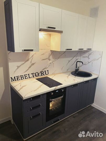 Кухня в студию прямая 2 метра