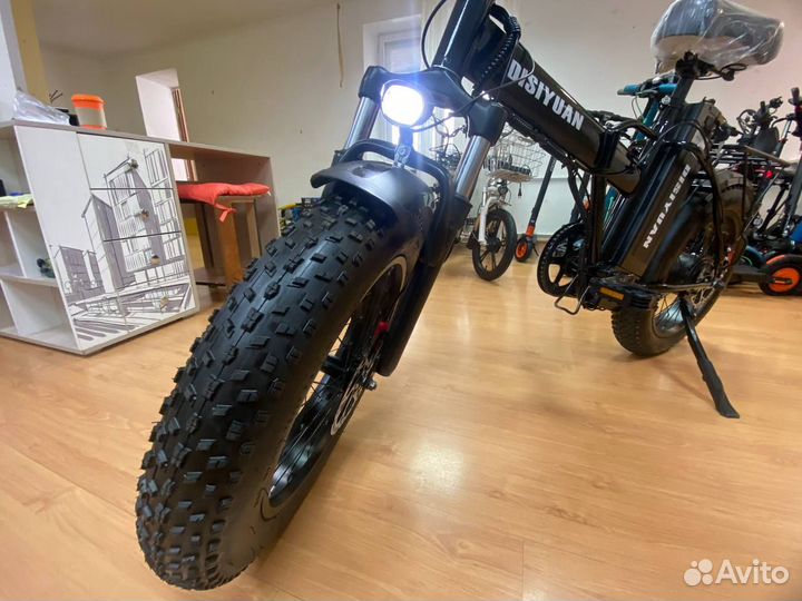 Электровелосипед фэтбайк 48V/20Ah. Колёса 20/4''