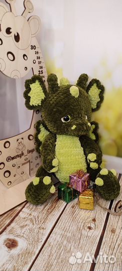 Плюшевый дракон. Ручная работа. Символ 2024г