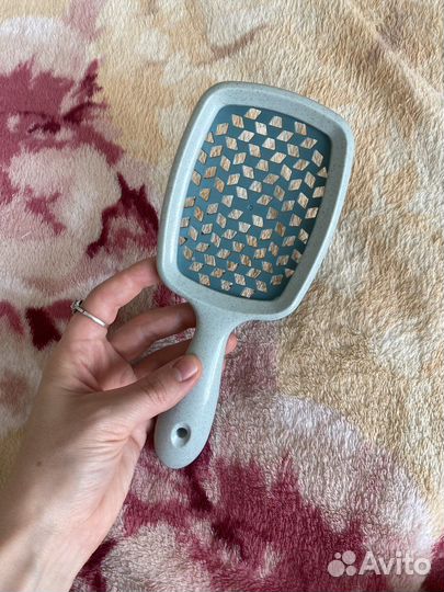 Расческа массажная с резиновыми зубчиками