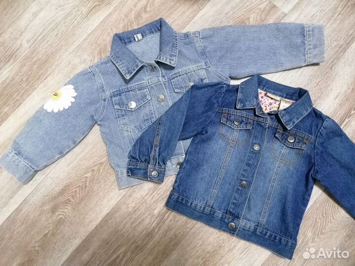 Куртка джинсовая на девочку 3-4 года