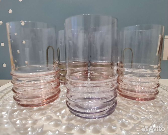 Волнистые стаканы СССР. Винтажные