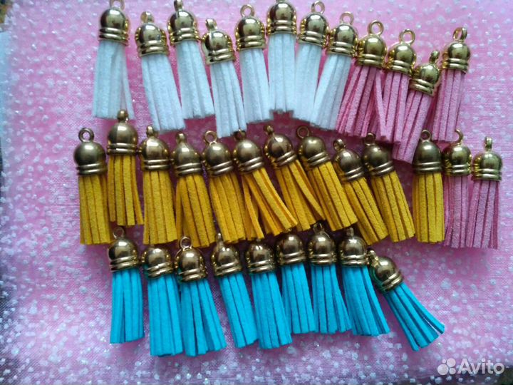 Патчи, кисточки замшевые, бусины