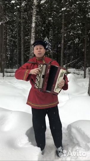 Баянист поющий на праздникиВедущий