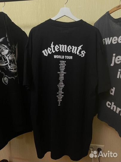 Футболка Vetements Motorhead